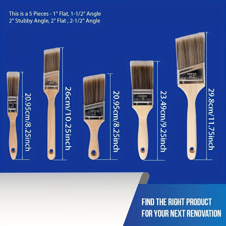 5Pcs High Quality Paint Brush  - Furniture Hardware Manufacturer recension och pris