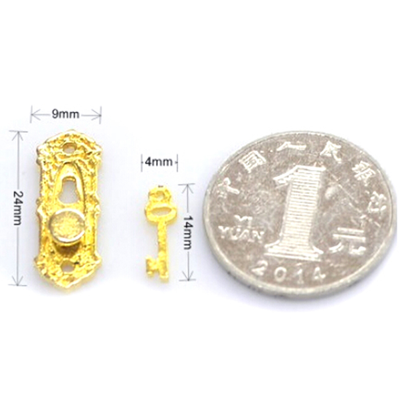 1:12 4PCS Metal Door Knocker S - Furniture Hardware Fitting recension och pris
