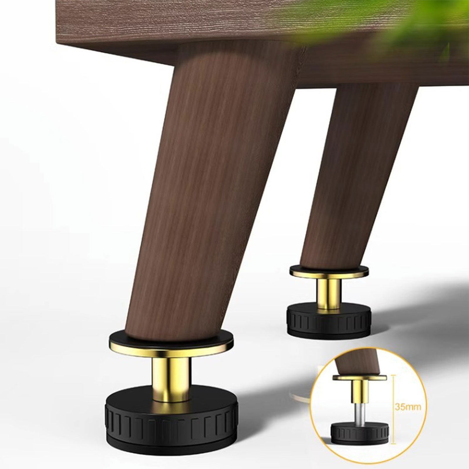 4pcs Adjustable Furniture Leg  - Cabinet Hinge Overlay recension och pris