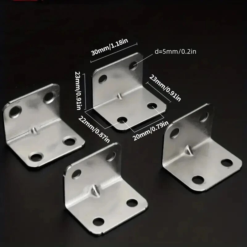 20pcs Angle Iron Board Table,  - Cabinet Hinge Overlay recension och pris