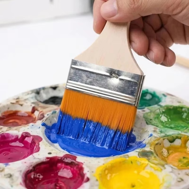 Wooden Handle Flat Paint Brush - Furniture Hardware Manufacturer recension och pris